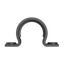 BGH-23 CONDUIT CLAMP 2SCREW PA6 NW23 BLK thumbnail 1