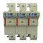 Fuse-holder, low voltage, 125 A, AC 690 V, 22 x 58 mm, 3P+N, IEC, With indicator thumbnail 3