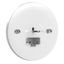 Exxact luminaire outlet DCL flush for ceiling screwless earthed white thumbnail 3