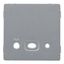 Cover plate Valena Life - source input with power supply - aluminium thumbnail 3