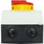 Main switch, P1, 32 A, surface mounting, 3 pole, Emergency switching off function, With red rotary handle and yellow locking ring, Lockable in the 0 ( thumbnail 3