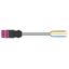 pre-assembled connecting cable Eca Plug/open-ended pink thumbnail 1