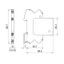 Modular combined arrester for 1 pair BLITZDUCTORconnect with fault ind thumbnail 2