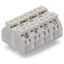 4-conductor chassis-mount terminal strip with ground contact PE-N-L1-L thumbnail 1