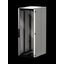 Aluminium glazed door for VX IT, 800x2000 mm, RAL 9005 thumbnail 1