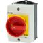 Main switch, T0, 20 A, surface mounting, 2 contact unit(s), 3 pole + N, Emergency switching off function, With red rotary handle and yellow locking ri thumbnail 7