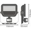 FLOODLIGHT SENSOR 20 W 4000 K SYM 100 S WT thumbnail 21