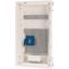 Compact distribution board-flush mounting, multimedia, 3-rows, flush sheet steel door thumbnail 14