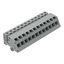 1-conductor female connector, angled CAGE CLAMP® 2.5 mm² gray thumbnail 1