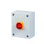 Main switch, T3, 32 A, surface mounting, 3 contact unit(s), 6 pole, Emergency switching off function, With red rotary handle and yellow locking ring, thumbnail 2