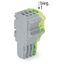 1-conductor female connector Push-in CAGE CLAMP® 1.5 mm² gray, green-y thumbnail 3