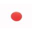 Button lens, flat red, blank thumbnail 1