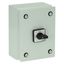 On-Off switch, P1, 40 A, 3 pole, surface mounting, with black thumb grip and front plate, in steel enclosure thumbnail 14