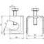 Connecting clamp, St/bare for building reinforcements for Rd 6-22mm/Fl thumbnail 2