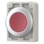 Illuminated pushbutton actuator, RMQ-Titan, Flat, momentary, red, Blank, Metal bezel thumbnail 2