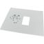 Front cover, +mounting kit, for NZM3, horizontal, 4p, HxW=250x600mm, R, grey thumbnail 3