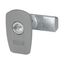 Lock with 3 mm double ward insert with 1 key, gray thumbnail 2