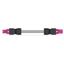 pre-assembled interconnecting cable Eca Socket/plug pink thumbnail 1