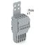 1-conductor female connector Push-in CAGE CLAMP® 1.5 mm² gray thumbnail 2