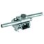 Gutter clamp St/tZn f. bead 16-22mm with double cleat for Rd 8-10mm thumbnail 1