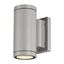 NEW MYRA UP/DOWN wall lamp, GU10 max.2x35W, IP55, silvergrey thumbnail 4