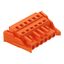 1-conductor female connector CAGE CLAMP® 2.5 mm² orange thumbnail 1