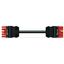 pre-assembled interconnecting cable Eca Socket/plug red thumbnail 2