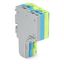 2-conductor female connector Push-in CAGE CLAMP® 1.5 mm² gray/blue/gre thumbnail 1