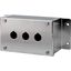 Surface mounting enclosure, stainless steel, 3 mounting locations thumbnail 2