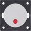 Ctrl on/off switch 2p impr "0", red lens, Integro - Design Flow/Pure,  thumbnail 2