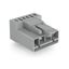 Plug for PCBs angled 4-pole gray thumbnail 1