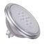 QPAR111 GU10, LED lamp silver 7W 3000K CRI90 25ø thumbnail 1