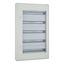 Complete surface-mounted flat distribution board with window, white, 24 SU per row, 5 rows, type C thumbnail 6
