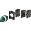 Illuminated selector switch actuator, RMQ-Titan, maintained, 3 positions, 2 NO, green, Blister pack for hanging thumbnail 4