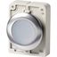 Illuminated pushbutton actuator, RMQ-Titan, flat, momentary, White, blank, Front ring stainless steel thumbnail 4