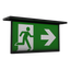 Razzo Lithium Recessed Exit Sign Maintained / Non-Maintained Black thumbnail 2