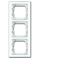 1723-280 Cover Frame Busch-axcent® white glass thumbnail 1