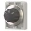 Changeover switch, RMQ-Titan, with rotary head, momentary, 3 positions, inscribed, Front ring stainless steel thumbnail 12