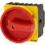 Main switch, P3, 63 A, flush mounting, 3 pole + N, Emergency switching off function, With red rotary handle and yellow locking ring, Lockable in the 0 thumbnail 5