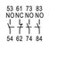 Auxiliary contact front-type for CUBICO, 3NO+1NC thumbnail 2