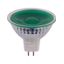 LED GU5.3 MR16 Glass 50x47.5 12V 5W 38° AC/DC Green Non-Dim thumbnail 2