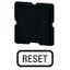 Button plate for push-button, Inscription: RESET, 25 x 25 thumbnail 1