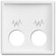 2548-021 G-84 CoverPlates (partly incl. Insert) Busch-Duro 2000® SI Studio white thumbnail 1