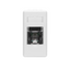 TELEPHONE SOCKET - RJ11 - 2 PAIRS - TWISTED PAIR - SCREW-ON TERMINALS - 1 MODULE - SYSTEM WHITE thumbnail 1