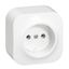 2P socket outlet Forix - surface mounting - IP 2X - 16 A - 250 V~ - white thumbnail 1