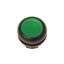 Illuminated pushbutton actuator, RMQ-Titan, Flush, maintained, green, Blank, Bezel: black thumbnail 1