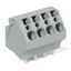 PCB terminal block 4 mm² Pin spacing 5 mm gray thumbnail 1