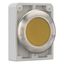 Illuminated pushbutton actuator, RMQ-Titan, flat, maintained, yellow, blank, Front ring stainless steel thumbnail 13