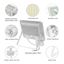 NOCTIS LUX 2 SMD 230V 50W IP44 CW white with sensor thumbnail 7