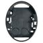 Renova - surface mounted box - double socket outlet - 25 mm - black thumbnail 3